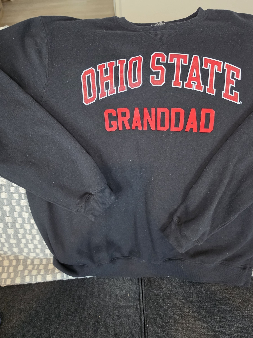 Top of the World Black Ohio State 'Granddad' Crewneck Sweatshirt